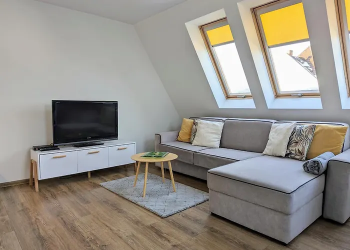 2Sopot, Apartament Słoneczne Poddasze przy parku, molo i placu zabaw