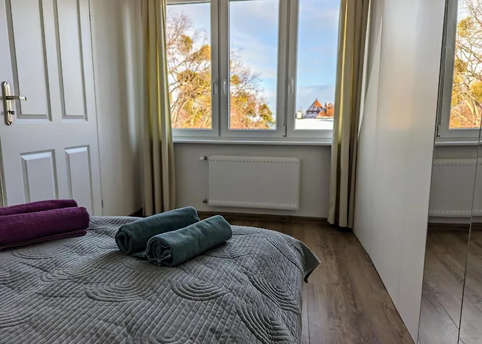 2Sopot, Apartament Słoneczne Poddasze przy parku, molo i placu zabaw