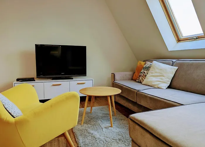 2Sopot, Apartament Słoneczne Poddasze przy parku, molo i placu zabaw